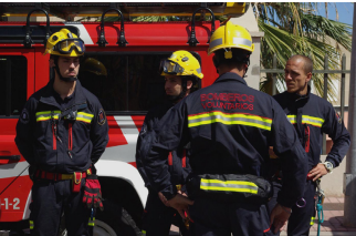 Grupo de bomberos