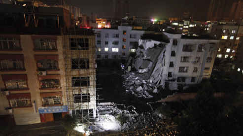 Imagen edificios destruidos