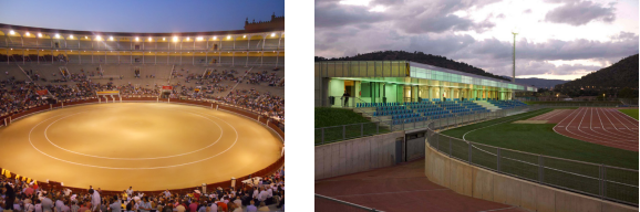 Polideportivo y plaza de toros
