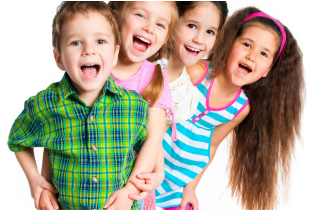 Imagen niños felices